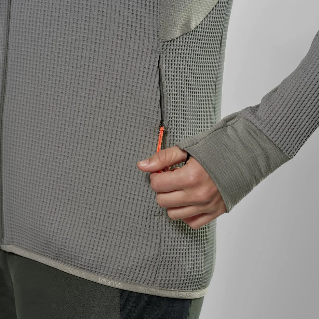Puez Waffle Hybrid Polarlite Hooded Jacket Women