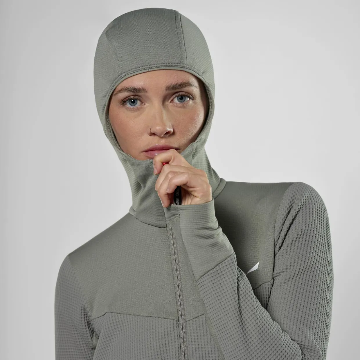 Puez Waffle Hybrid Polarlite Hooded Jacket Women