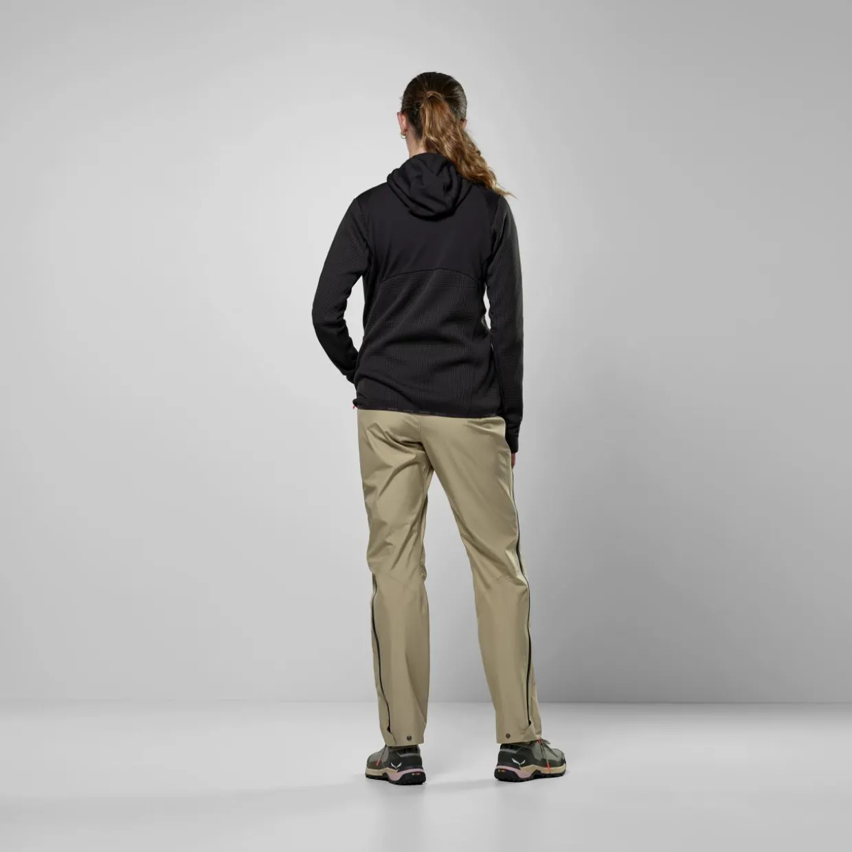Puez Waffle Hybrid Polarlite Hooded Jacket Women