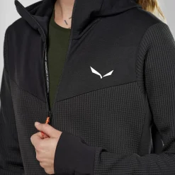 Puez Waffle Hybrid Polarlite Hooded Jacket Women