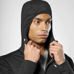 Puez Waffle Hybrid Polarlite Hooded Jacket Men