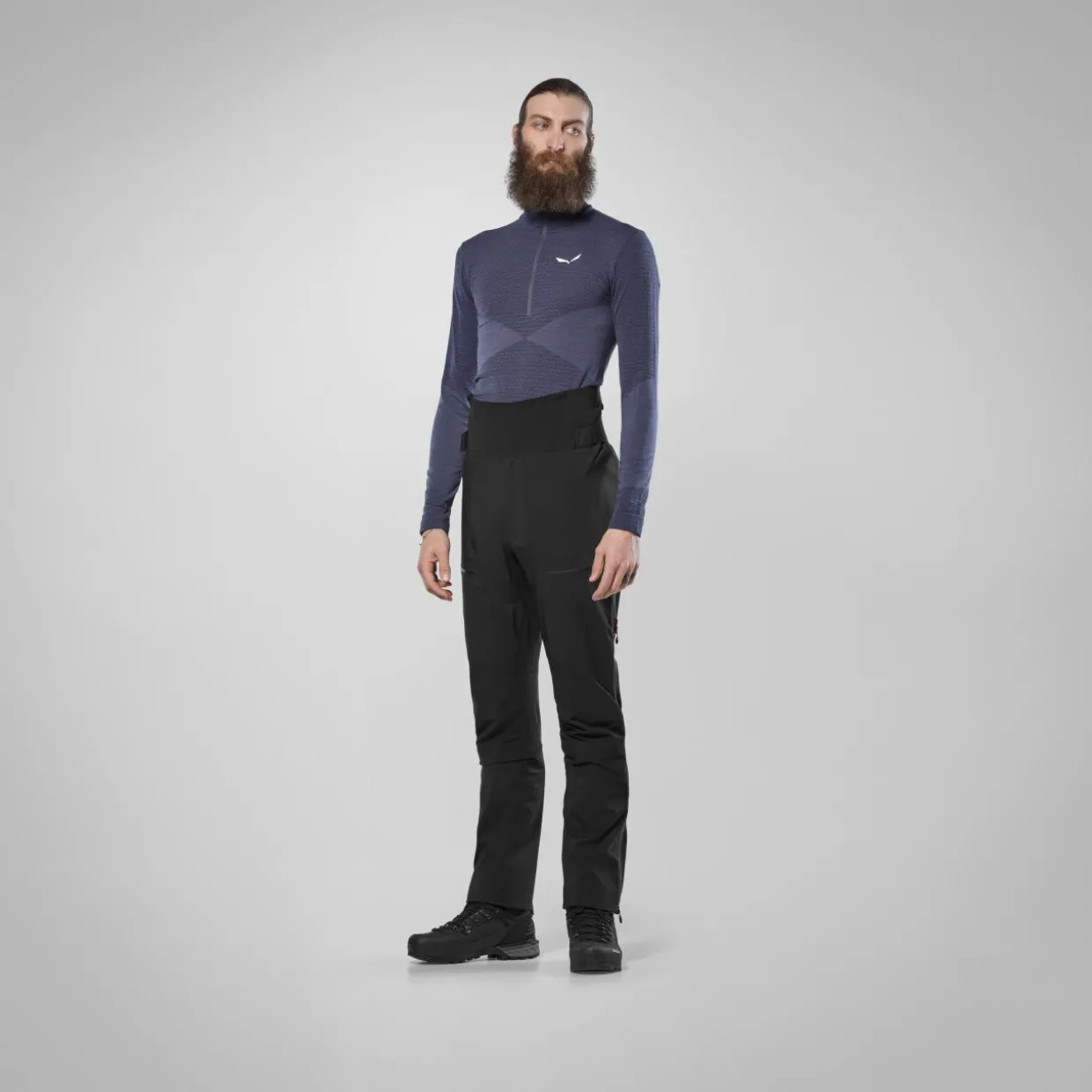 Zebru Responsive Half Zip T-Shirt Men