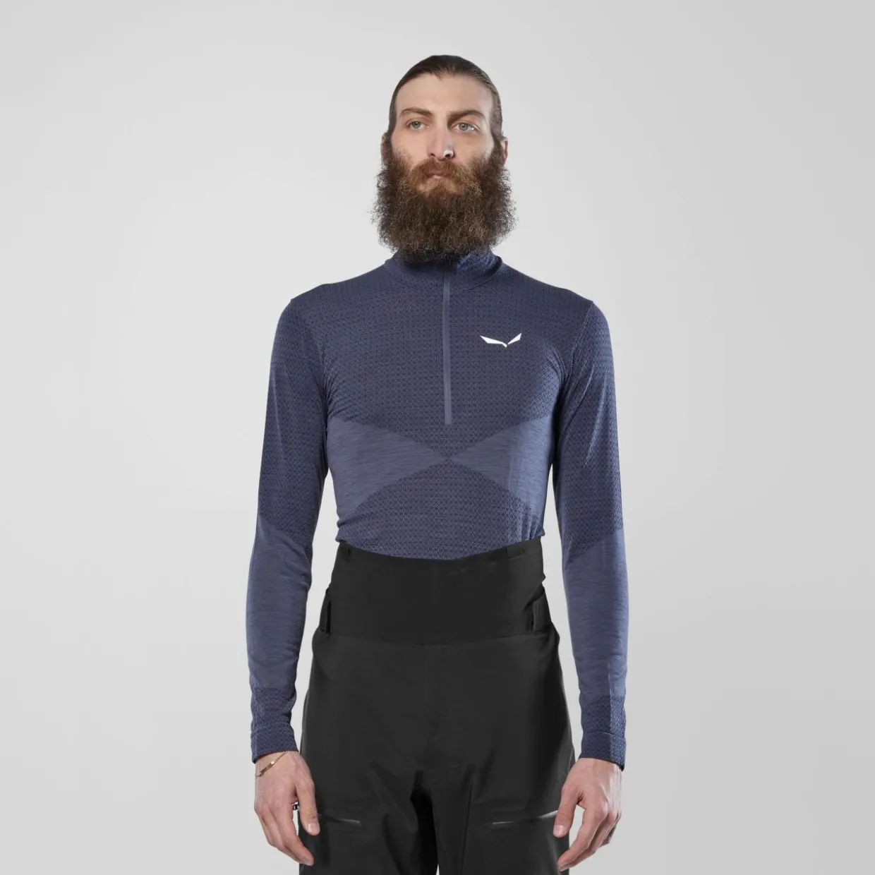 Zebru Responsive Half Zip T-Shirt Men